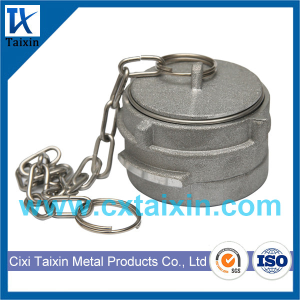 Aluminium Guillemin coupling Cap with latch with chain