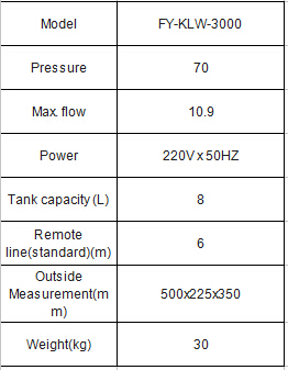 China electric hydraulic pumps jack for wrench FYKLW3000