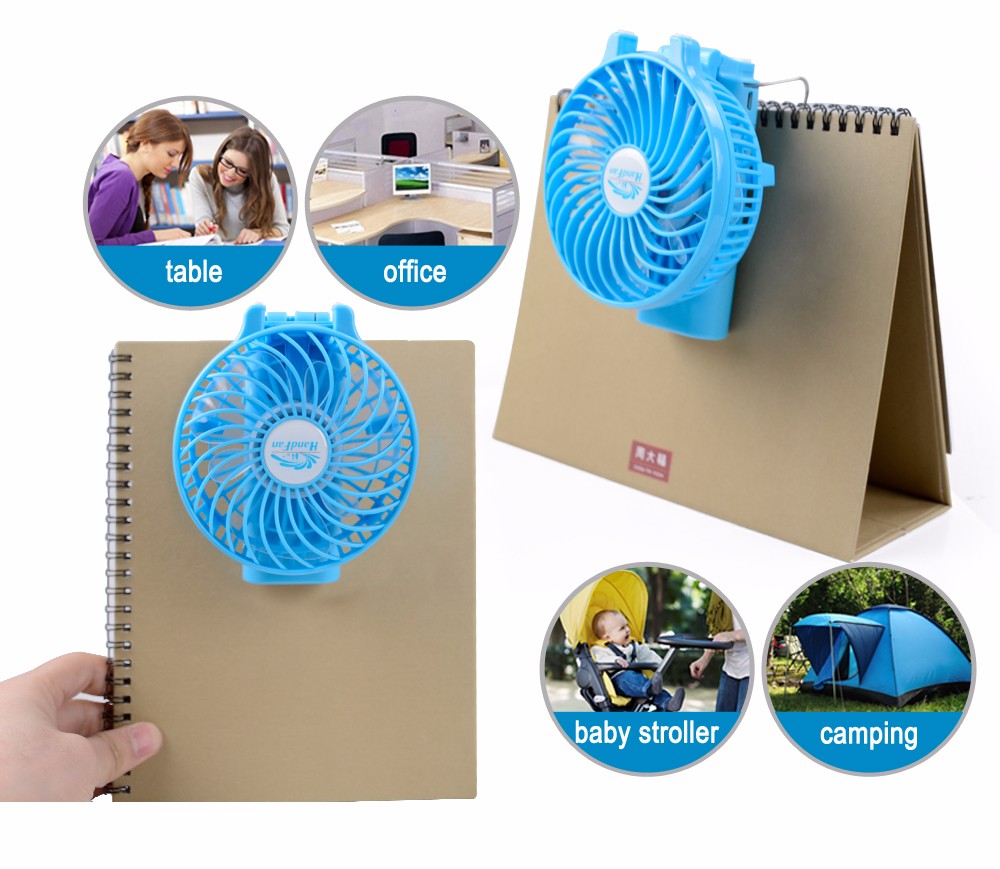 HF310 mini portable handy power bank USB fan for home and travel