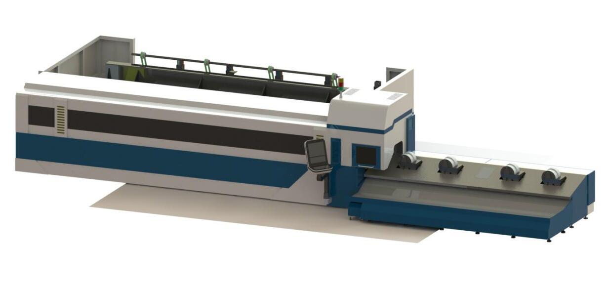 automatic type cnc steel pipe fiber laser cutting machine
