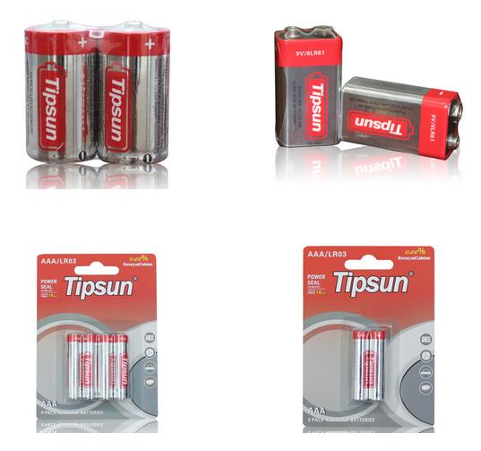 Competitive price 15V Tipsun 0hg LR03 AM4 AAA Alkaline Battery for Joystick
