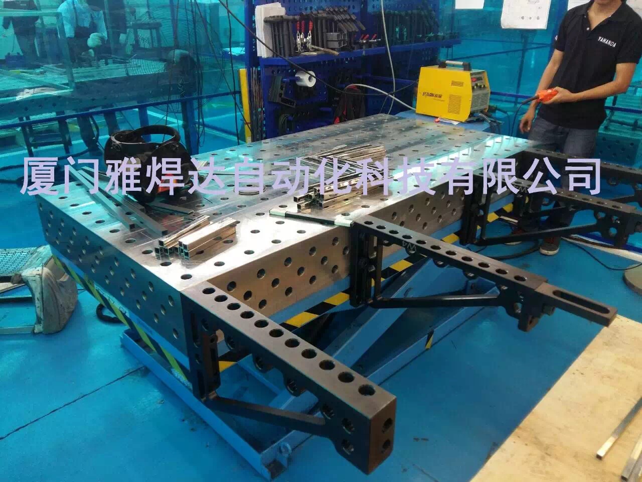 3D modular welding table system parts