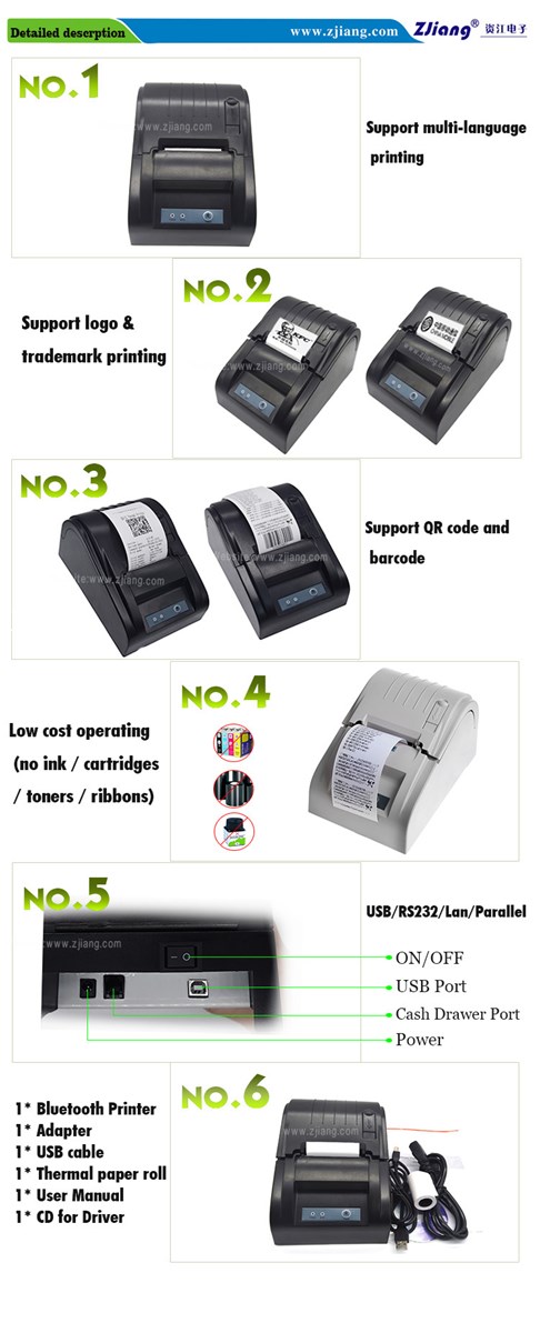 China Manufacturer Network Thermal Printer Drivers Pos 5890T Pos Printer