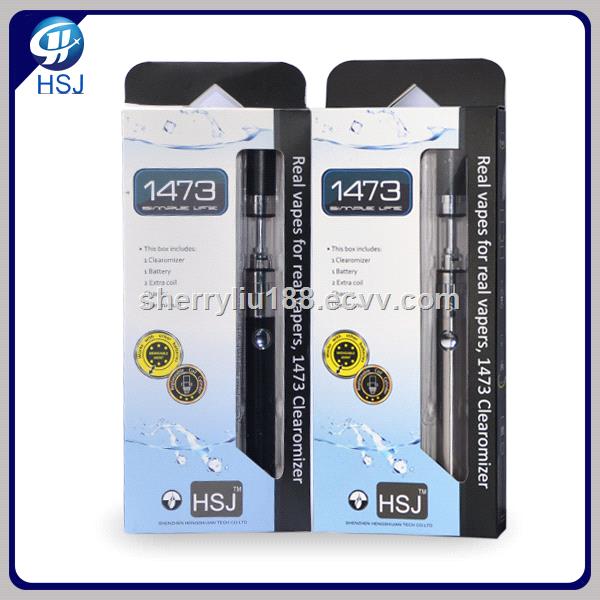 HSJ 1473 blister kit electronic cigarette PH battery vape pen mod shenzhen manufacturer