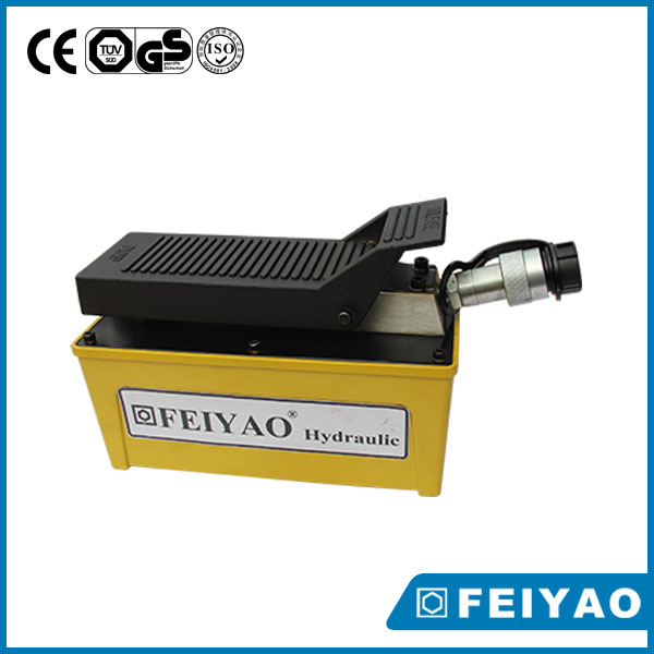 Foot operated air hydraulic motor pump assembly for hydraulic jack FYPA