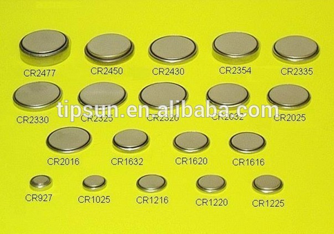 Hot Sale CR2032 3V lithium coin cell battery for remote control