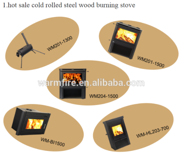 Free standing cheap chinese wood stove with oven WM203S1100