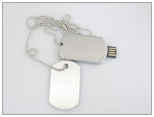 Engrave logo usb stick dog tag pen drive flash drive disk