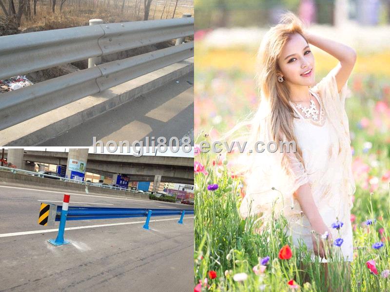 Guardrail Supplier with Low Cost Hot Dipped Two Wave Highway Protecting Plate