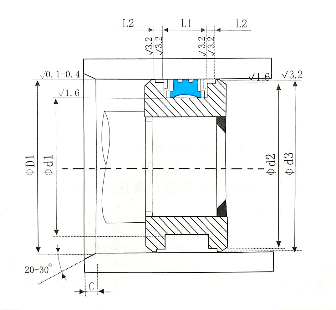 Das Type 5 PCS Kit Hydraulic Compact Seal