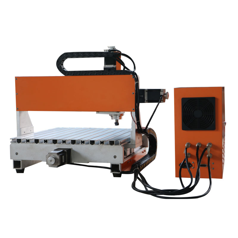 woodacrylicaluminumcopper engraving cutting machine small CNC router FD3040 800W with water tank