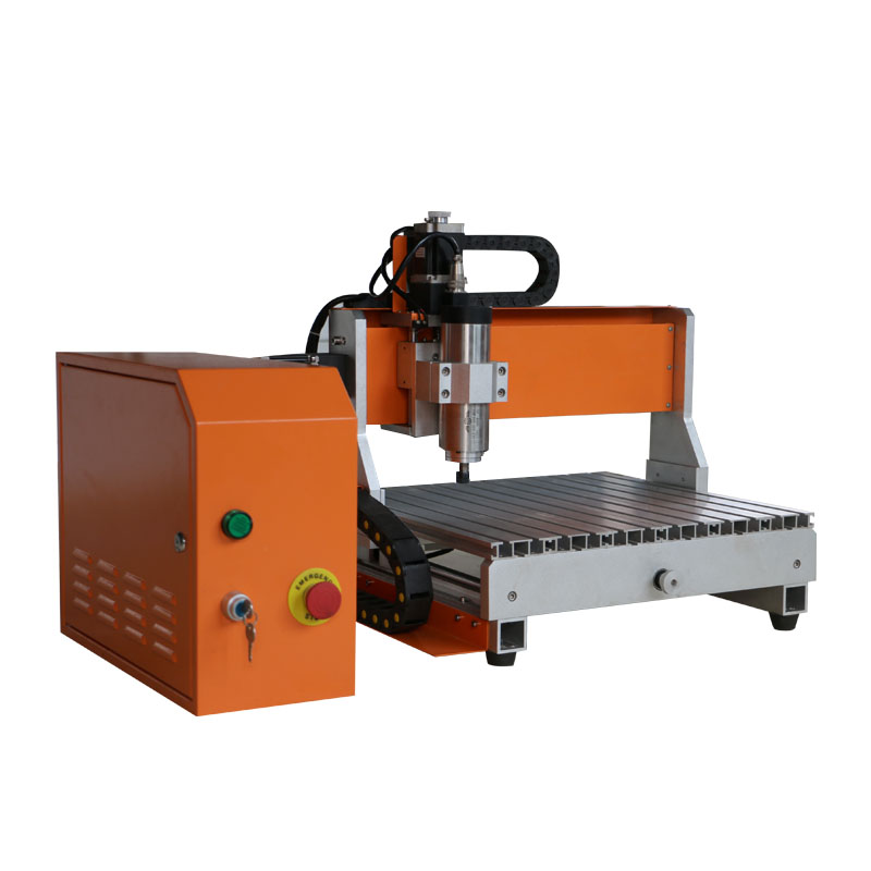 woodacrylicaluminumcopper engraving cutting machine small CNC router FD3040 800W with water tank