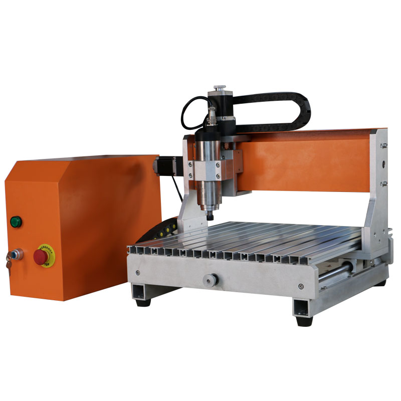 woodacrylicaluminumcopper engraving cutting machine small CNC router FD3040 800W with water tank