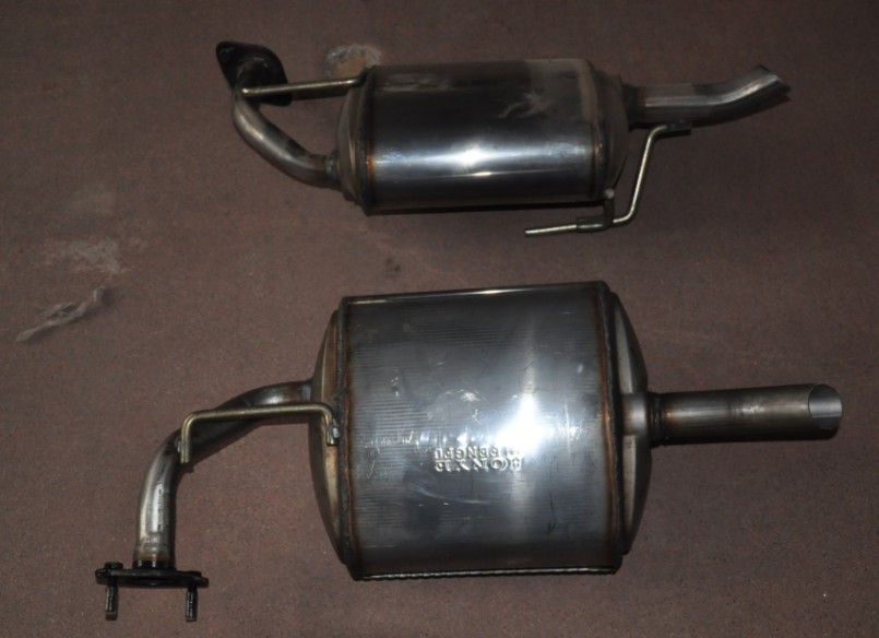 409 stailess steel auto exhaust system muffler from China