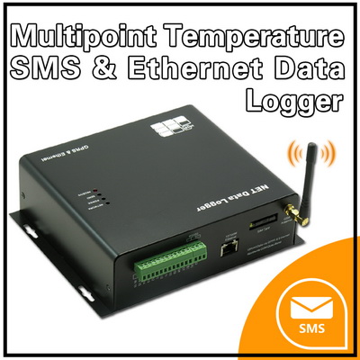 Multipoint Temperature Monitoring System over SMS Ethernet