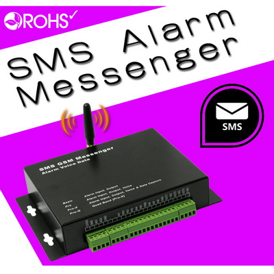 GSM sms alarm unit with alarm inputs