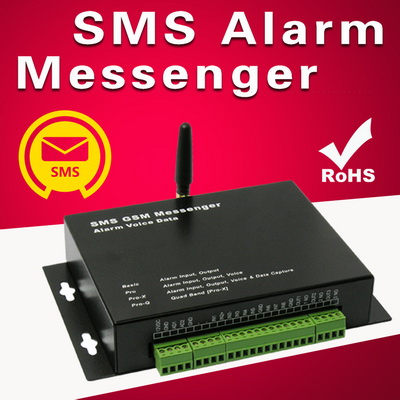 SMS Alarm Messenger with alert alarm system data logger