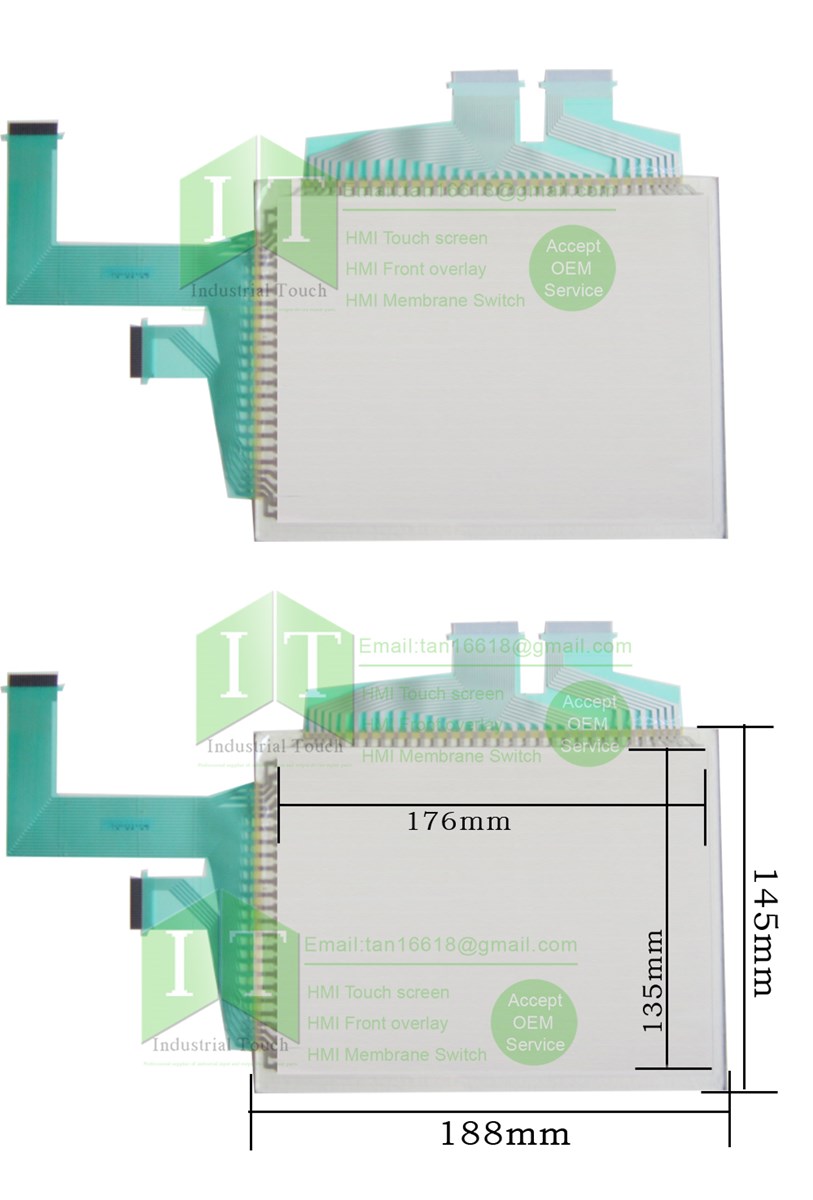 NEW NS8TV10BV1 NS8TV00BECV2 NS8TV00BV2 NS8TV00ECV2 NS8TV00V1 HMI PLC TouchScreen and Front label