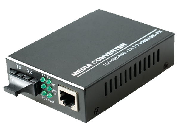 10100Base Fiber Optic Media Converter