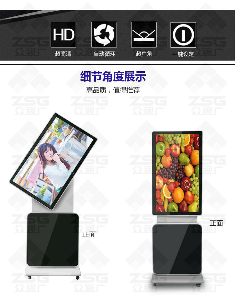 Rotating Digital Display Bases on WirelessLinuxAndroidPC