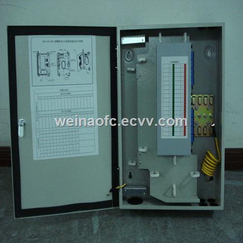 Fiber Optic PLC Splitter Distribution Wallmount Terminal Box Metal Body