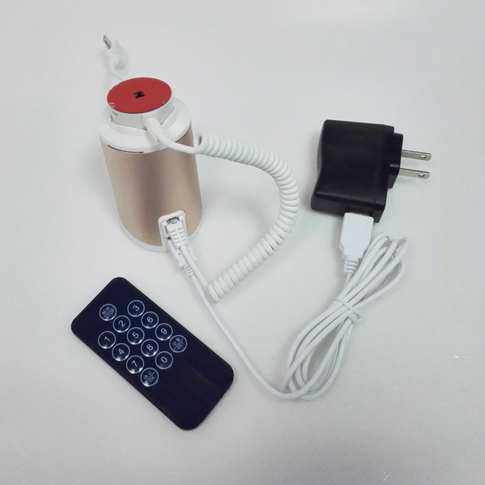 Shenzhen KOU hot sale single mobile phone alarm display stand for iphone exhibition