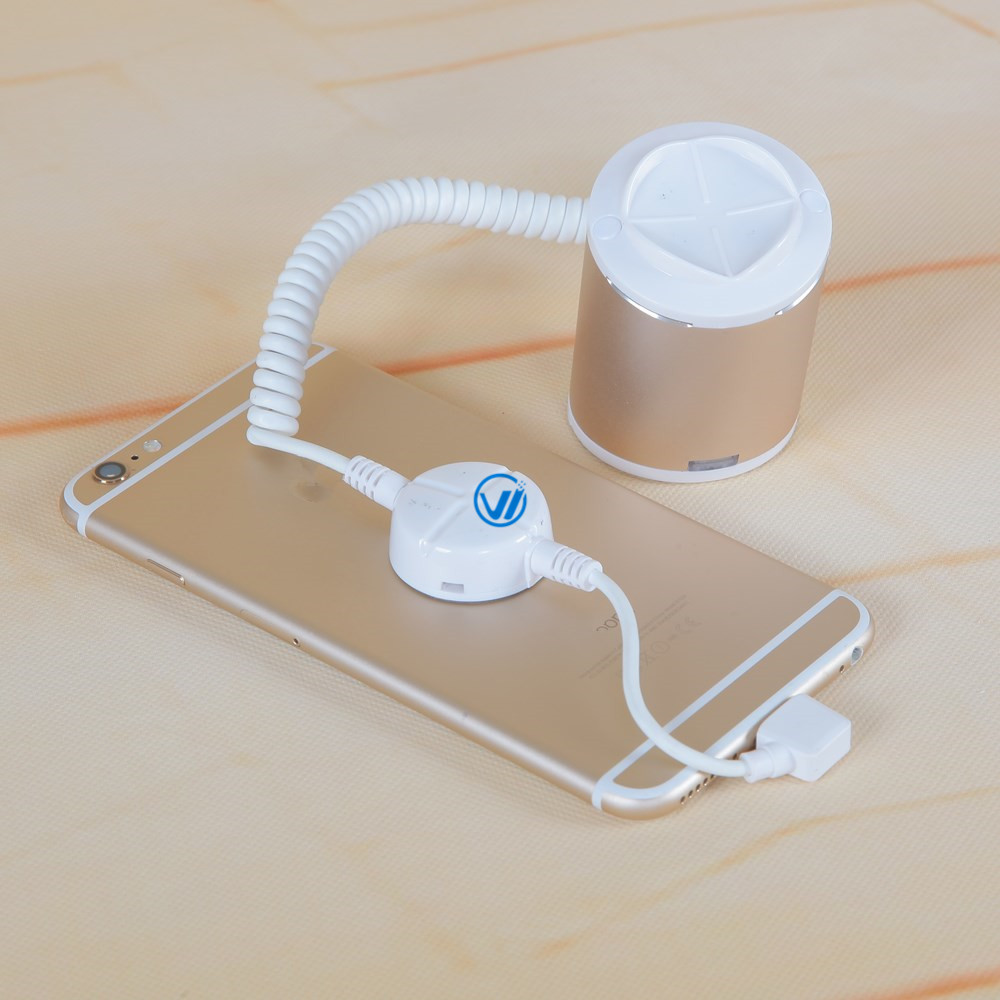 Shenzhen KOU hot sale single mobile phone alarm display stand for iphone exhibition