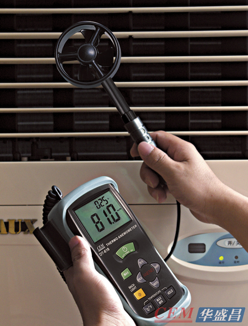 CEM DT618 Anemometer with Temperature K Type Tester