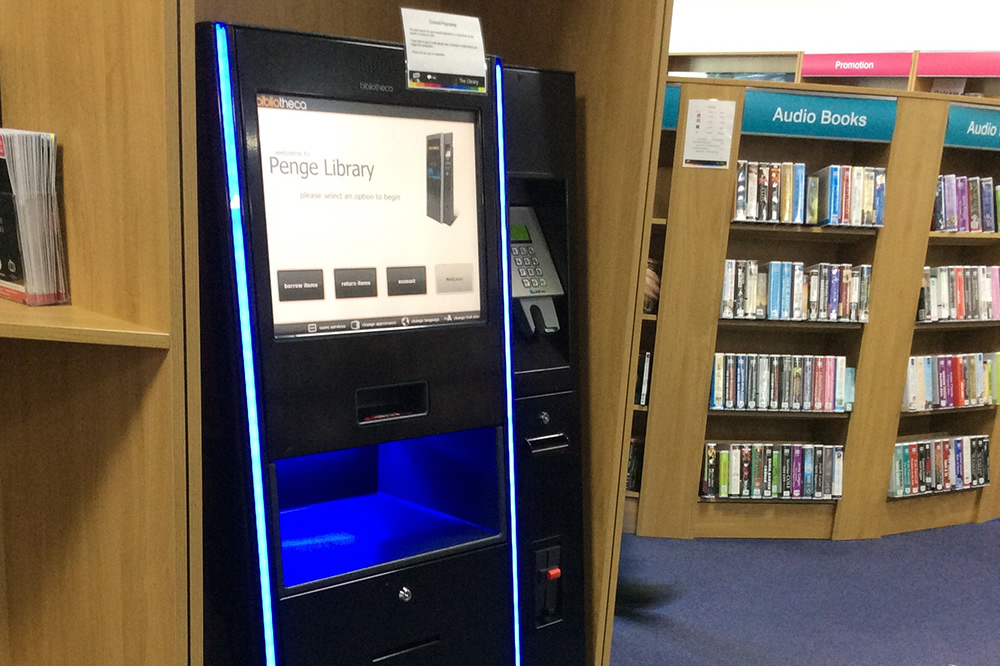 PC Based Information Kiosk for Library Shopping Mall ect