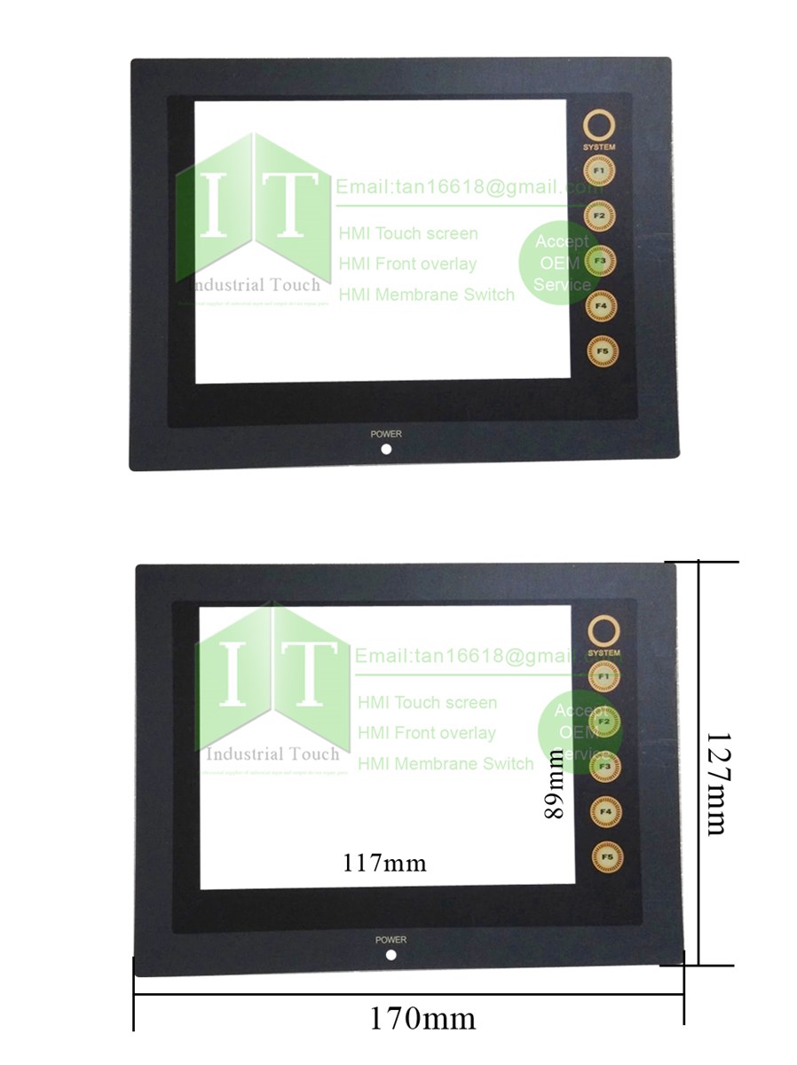 NEW UG221HLE4 UG221HTC4 UG221HSC4 UG221HLC4 UG221HLR4 HMI PLC TouchScreen and Front label