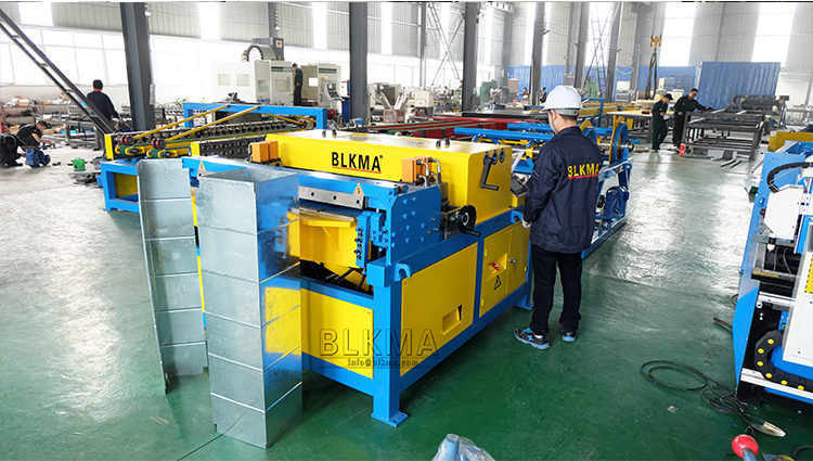 BLKMA auto rectangular HVAC air duct manufacturing machines duct production line 3