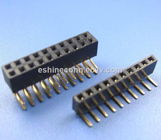 127mm 05inch socket strip header connector for LED lamps dual rows