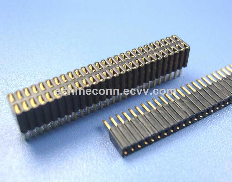 127mm 05inch socket strip header connector for LED lamps dual rows