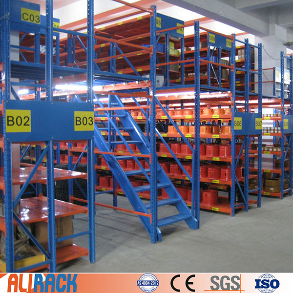 Ali Racking warehouse multilevel platform warehouse rack mezzanine racking attic shelving