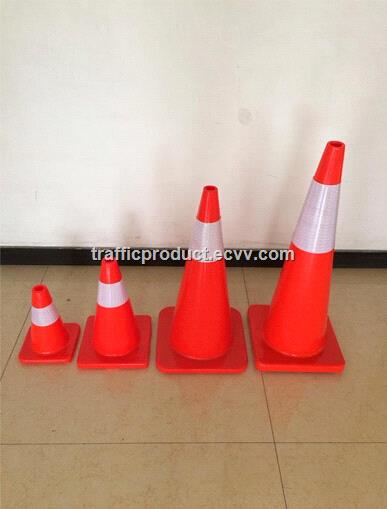 70cm PVC taffic cone 28 road safety cones with reflective tape