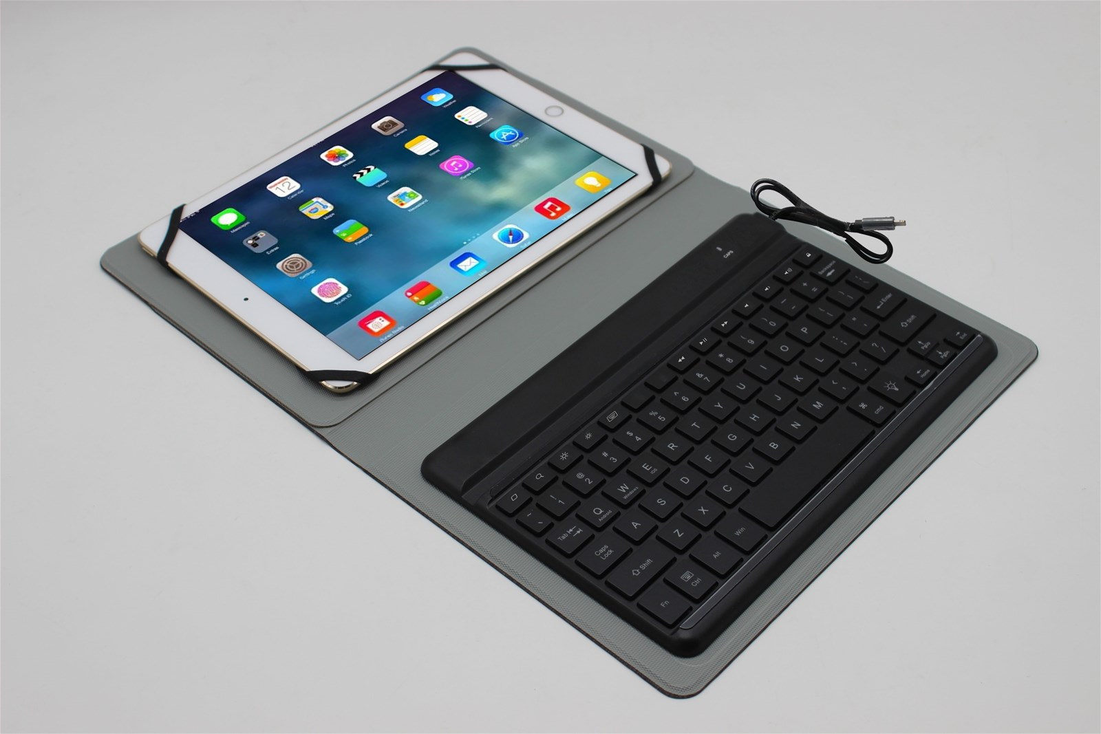 Lightning connector keyboard case for IOS devices with MFI certificate