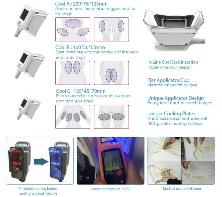 CE approved Europe slimming machine cooling freeze cryo freezefats system cryolipolysis device in beijing