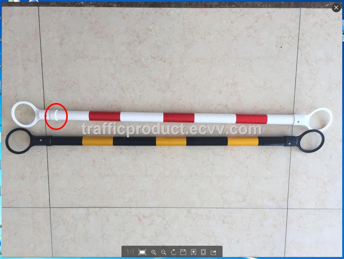 retractable traffic cone bar traffic Barricade pole Warning pole contraction pole road sign poles