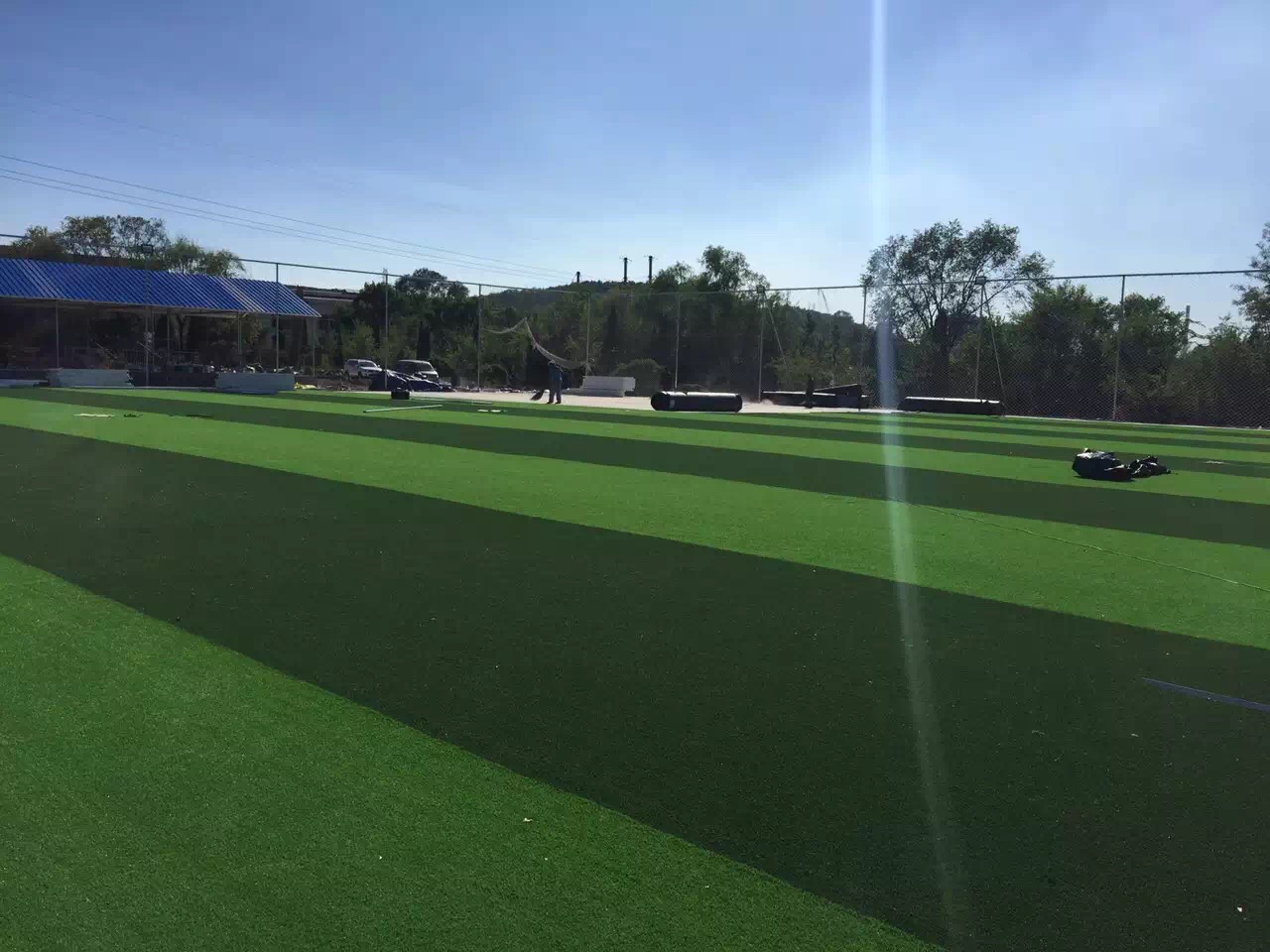 Non Infill Artificial Turf Grass for football field