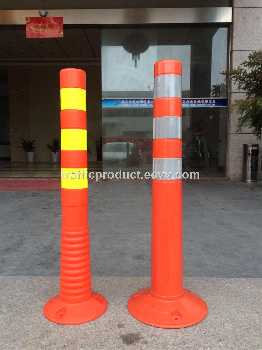 75cm traffic pole 100 virgin PU bollard delineator post