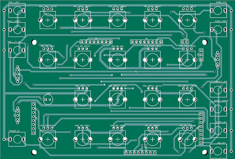 Green Solder Mask 4 Layers PCB