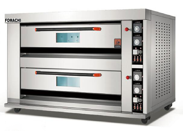Hot Sale Electric Baking Oven All S/S 2 Deck 4 Trays Electric Baking Oven FMX-O120B