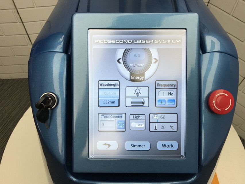 imported korea light arm guide 755 picosecond nd yag laser for big clinic salon