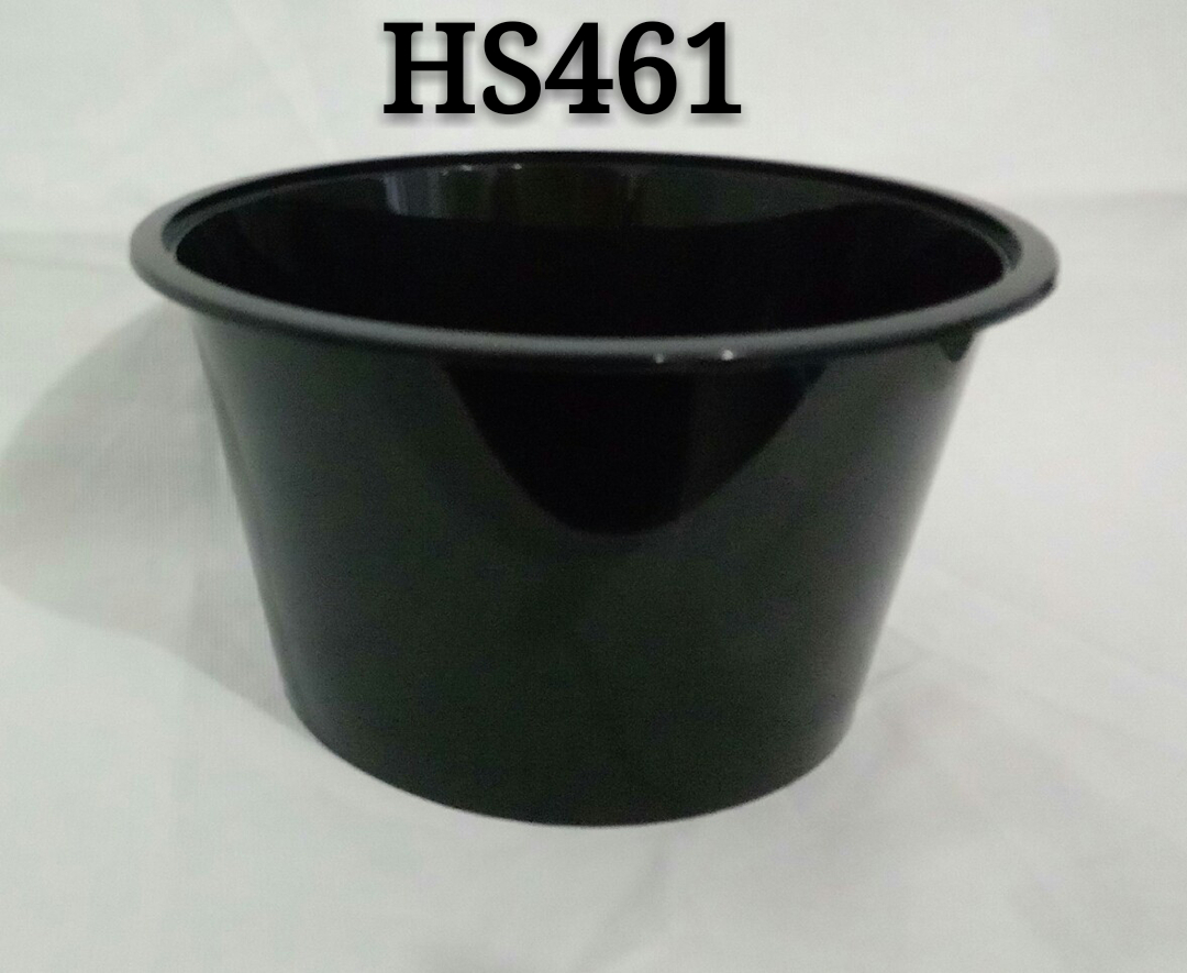 Round 1000mL big opening disposable PP plastic microwave safe food storage container with flat lid