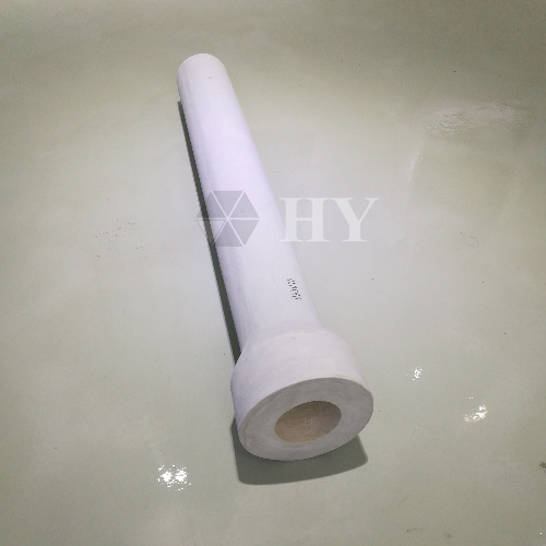 SiC ceramic riser tube stalk tube NSiC pipe nitride bonded SiC lifting tube