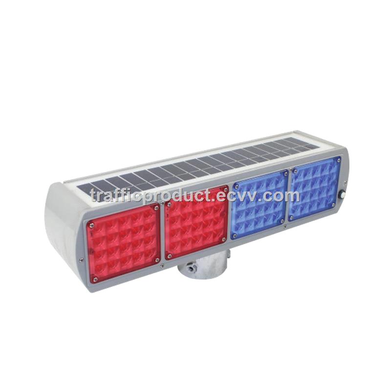 popular new four solar strobe light in one solar warning light solar traffic light