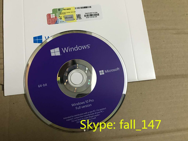 summer hot sell win 10 pro home DVD box