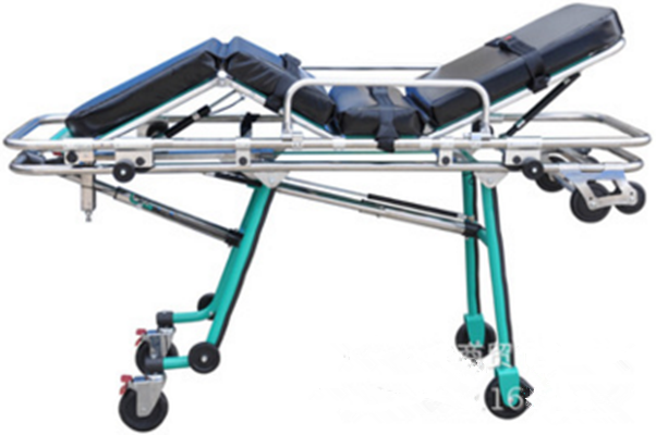 3H detachable leg folding lift ambulance automatically on the train stretcher