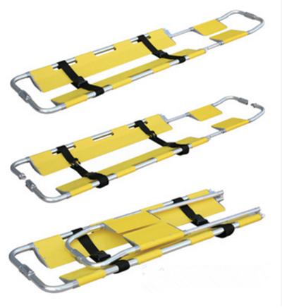 4A aluminum alloy shovel stretcher ambulance retractable medical folding stretcher