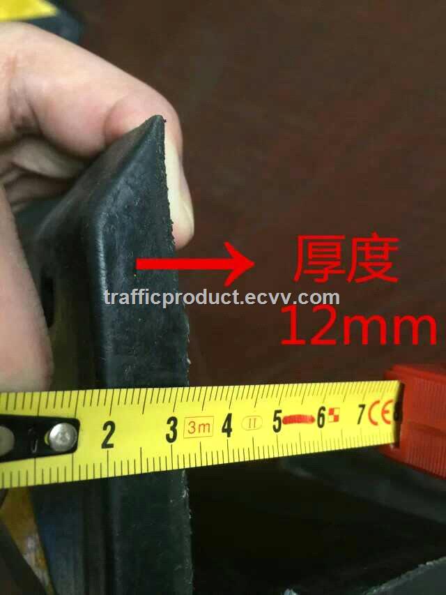 8001008mm rubber corner guard security patrol device round and angle rubber corner protector